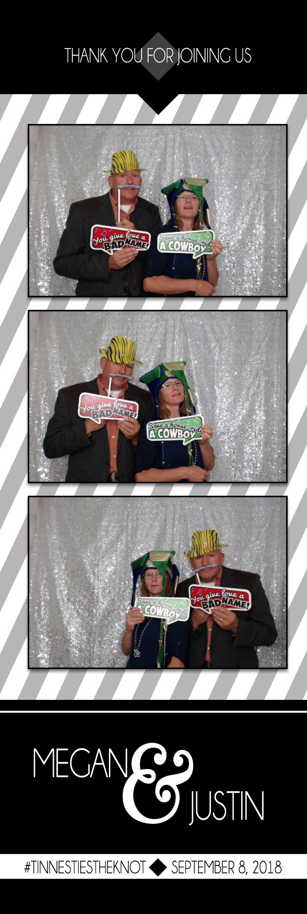 Megan and Justin's Wedding | View more photos from the event at gallery.photoboothbillings.com/u/PhotoBoothBillings/Megan-and-Justins-Wedding